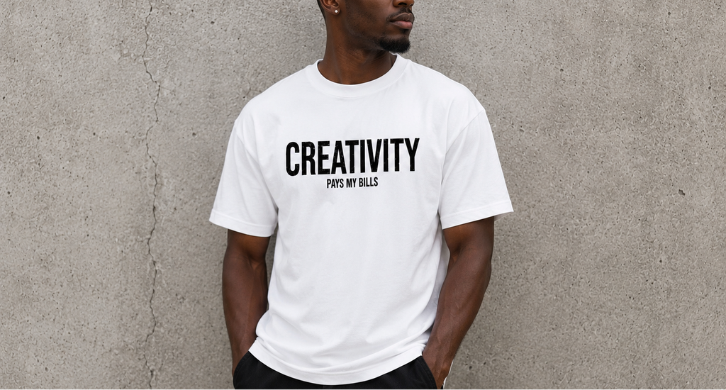 Creativity Pays My Bills Tee — White